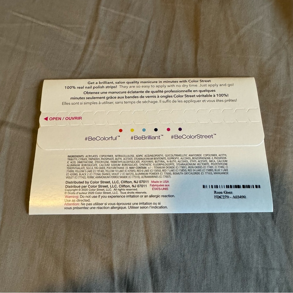 *Retired* Color Street: Rose Goes | Floral Pink Valentine’s Day Berry Fall - Picture 4 of 12